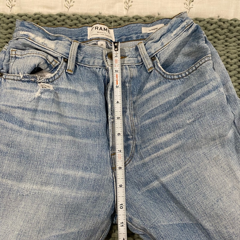 3/$30 Frame Le Original Cropped Jeans - Picture 7 of 8